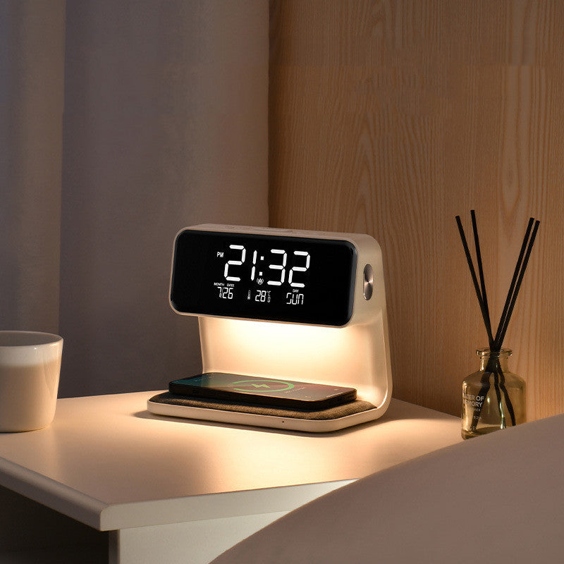 3-in-1 Bedside Lamp Charger Clock