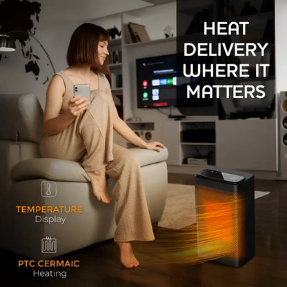 Space Heater Indoor Electric Thermostat Timer Oscillating